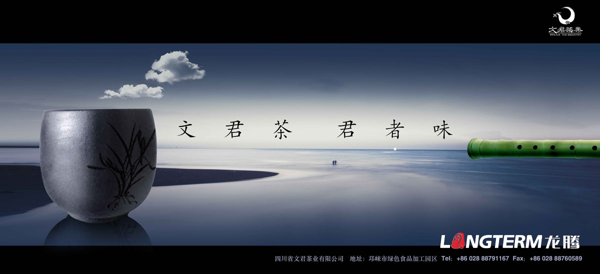 文君茶宣傳海報設計|茶業西博會茶博會宣傳形象海報設計