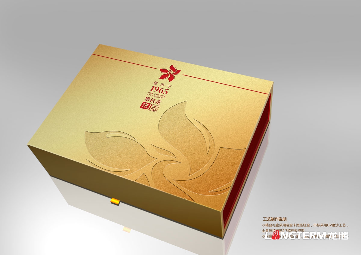攀枝花市志光盤包裝設計|城市市志禮盒包裝設計效果圖|市志CD-ROM光盤光碟禮品盒手提袋設計方案