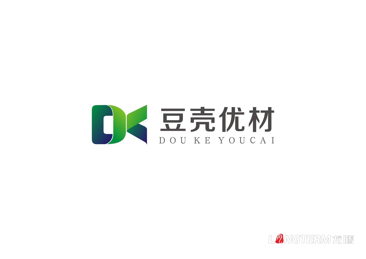 中通節能建材公司豆殼優材簡約LOGO商標設計