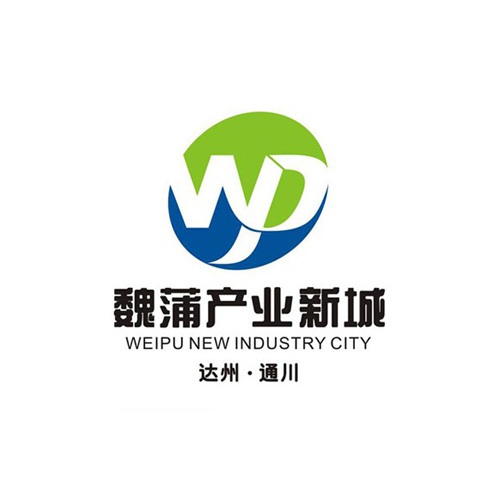 VI設計-達州通川魏蒲產業新城VI設計_魏蒲產業新城創意LOGO標志設計