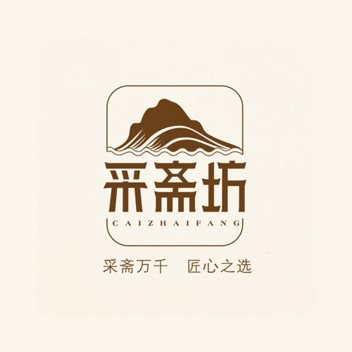 VI設計-采齋坊品牌LOGO設計|山珍菌類品牌命名設計|視覺形象VI廣告語核心價值系列設計