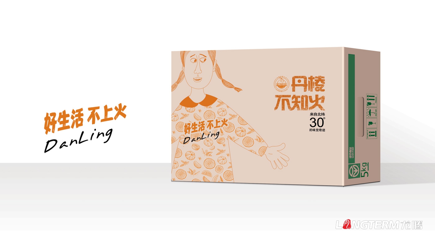 丹棱不知火品牌形象升級設計_眉山市丑柑桔橙水果產品品牌視覺識別系統LOGO及包裝設計
