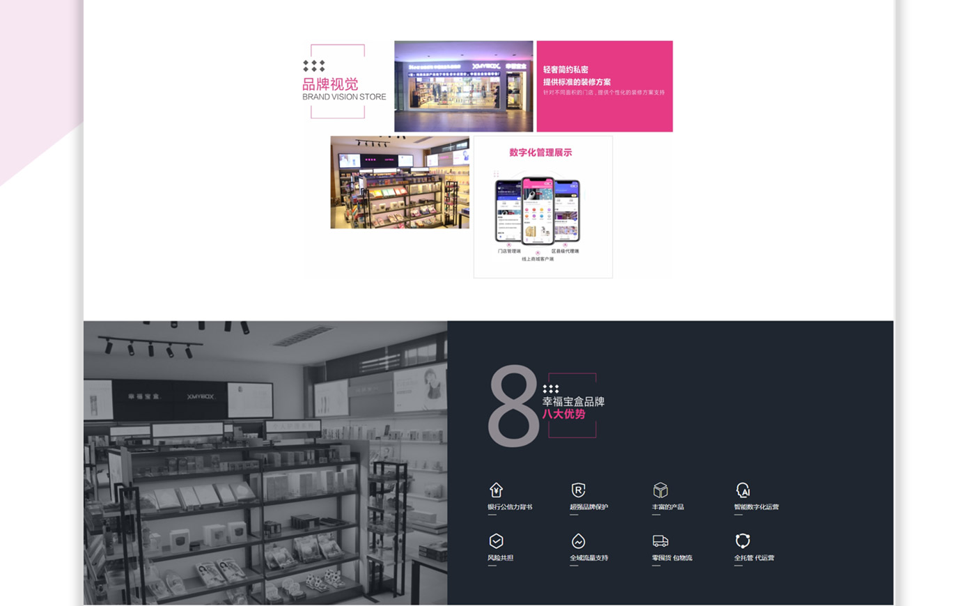 幸福寶盒Xmybox品牌網站設計制作